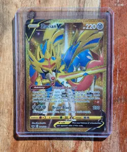 Zacian V (Secret) Pokemon • Secret Rare • 211/202 Sword & Shield Base Set - Image 1
