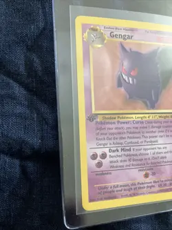 👻 Gengar 20/62 Fossil Regular 1st Ed - Pokemon TCG Single Card LP /MP - Image 2