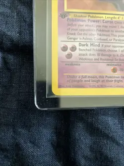 👻 Gengar 20/62 Fossil Regular 1st Ed - Pokemon TCG Single Card LP /MP - Image 3