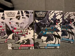 Pokemon Black Bolt and White Flare Booster Bundle Set of 2 Sealed New 24 Packs! - Image 2