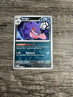 2024 Gengar 57/91 - Paldean Fates Pokemon TCG reverse holo - Image 1