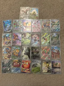 Pokemon 24 Card Illustration Rare Lot All Near Mint - Image 1