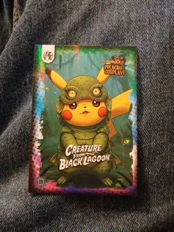 POKEMON PIKACHU COSPLAY! *CREATURE FROM THE BLACK LAGOON* #19 - HOLOGRAPHIC - Image 1
