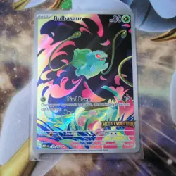 Pokemon TCG Mega Evolutions Stamped Promo Card - Bulbasaur 133/132 - NM - SEALED - Image 1