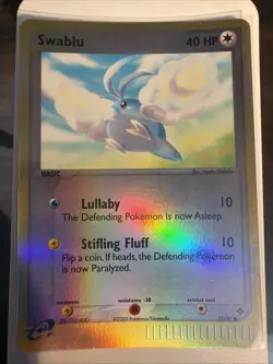 Swablu 75/97 Reverse Holo Ex Dragon Pokemon Card LP - Image 1
