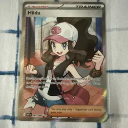 Pokemon Hilda Full Art Trainer 164/086 White Flare FRESH PULL MINT - Image 1