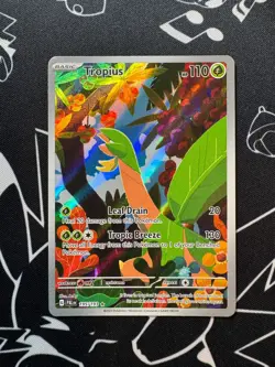 Tropius 195/193 Pokemon TCG S&V Paldea Evolved Illustration Rare English - Image 1
