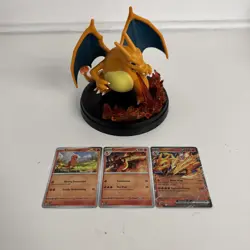 Pokemon TCG: Charizard ex Super-Premium Collection - Figure + 3 Promos Only - Image 1