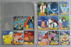 Complete TV1-13 Full Set Pokemon Topps Animation Edition Puzzle Card Check List - Image 1
