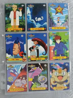 Complete TV1-13 Full Set Pokemon Topps Animation Edition Puzzle Card Check List - Image 3