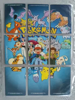 Complete TV1-13 Full Set Pokemon Topps Animation Edition Puzzle Card Check List - Image 4
