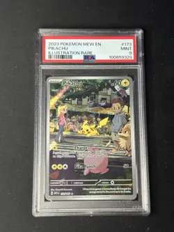 PSA 9 MINT Pikachu IR 151 English #173 Pokemon Card - Image 1