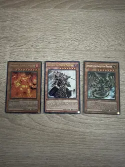 Yugioh Cards Ancient Gear Infernal Flame Endymion Magician Holos Set With Gift - Image 1