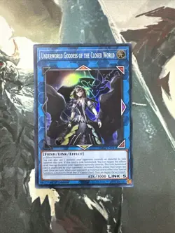 Yugioh Underworld Goddess of the Closed World Super Rare RA02 - Image 1