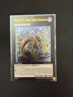 Yugioh Number C104: Umbral Horror Masquerade JOTL-EN056 1st Ultimate Rare! (NM) - Image 1