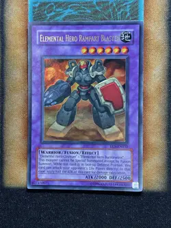 Yugioh Elemental Hero Rampart Blaster EEN-EN033 Ultra Rare LP - Image 1