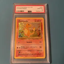 2023 POKEMON CLC-TRADING CARD GAME CLASSIC #001 CHARMANDER PSA 10 - Image 1