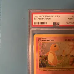 2023 POKEMON CLC-TRADING CARD GAME CLASSIC #001 CHARMANDER PSA 10 - Image 3