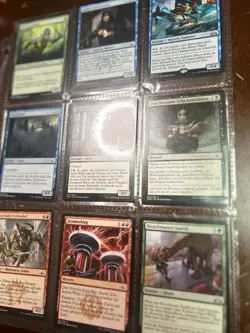 Magic The Gathering Binder Page Lot German Cards ! - Image 1
