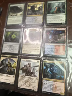 Magic The Gathering Binder Page Lot German Cards ! - Image 2