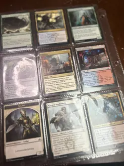 Magic The Gathering Binder Page Lot German Cards ! - Image 4