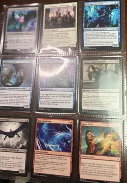 Magic The Gathering Binder Page Lot German Cards ! - Image 5