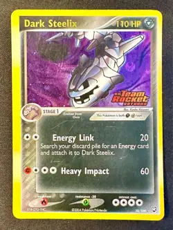 Dark Steelix 10/109 EX Team Rocket Returns Pokemon Card Reverse Holo Rare Lp/Mp - Image 1