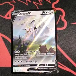 Pokemon Card TCG - Arceus V SWSH204 Sword & Shield Black Star Promo Near Mint - Image 1