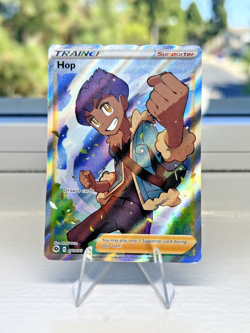 Hop (Full Art) 73/73 Champions Path Holo NM Pokemon Trainer Card - Image 1