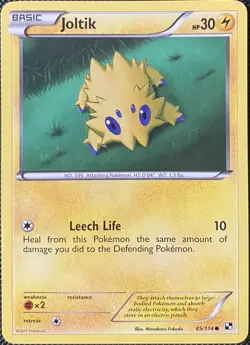 Joltik 45/114 Black & White Regular - Pokemon Card - Image 1