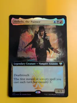 Anhelo, the Painter. FOIL BOrderless. NCC Mythic vampire Assassin MTG Card. - Image 1