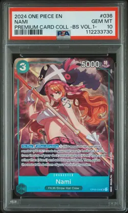 2024 ONE PIECE PREM CARD COLL -BEST SELECTION VOL.1- #036 NAMI PSA 10 - Image 1