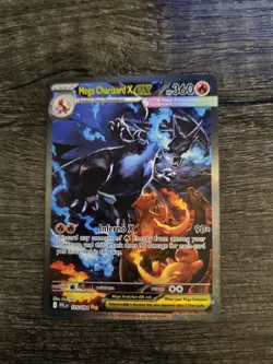 Mega Charizard x Ex 125/094 SR Full Art Pokemon Card English Mint Condition - Image 5