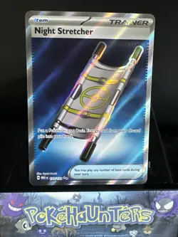 Pokemon Card Night Stretcher 173/132 Mega Evolution Secret Rare Near Mint - Image 1