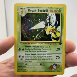 Pokemon TCG Koga's Beedrill 9/132 Gym Challenge Holo Rare Card Vintage - Image 1