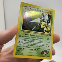 Pokemon TCG Koga's Beedrill 9/132 Gym Challenge Holo Rare Card Vintage - Image 2