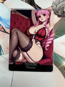 Perona One Piece Pirate ???? Goddess Story Waifu Anime Custom Card - Image 1