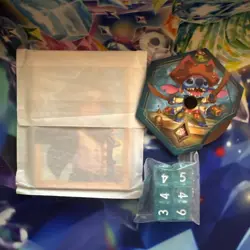 Disney Lorcana - Azurite Sea Trove Contents Lore Counter Dice and Card Dividers - Image 1