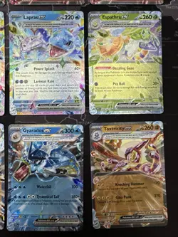 19 Card Lot Pokemon EX Ogerpon Lapras Wugtrio Cyclizar Gyarados - Image 2