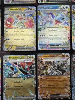 19 Card Lot Pokemon EX Ogerpon Lapras Wugtrio Cyclizar Gyarados - Image 3