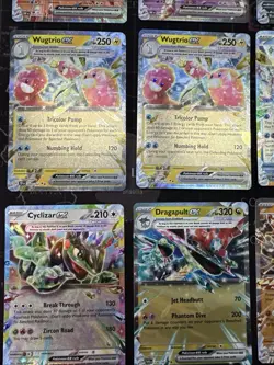 19 Card Lot Pokemon EX Ogerpon Lapras Wugtrio Cyclizar Gyarados - Image 4