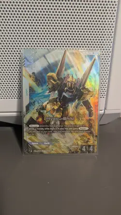 GUNDAM DUAL IMPACT - HYAKU SHIKI R+ Card GD02-072 HOLO FOIL MINT - Image 1
