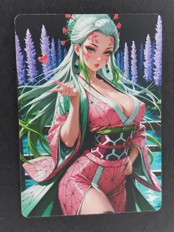 Daki Demon Slayer Card Anime Holo Waifu Sexy Goddess Doujin Card Double Sided - Image 1
