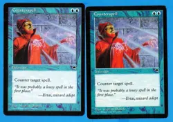 Counterspell - Tempest 1997 MTG Blue Common Interrupt LP X 2 A - Image 1