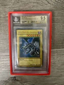 BGS 9.5 Red Eyes Black Dragon Sdj-001 Graded Guard Included Beckett - Image 1