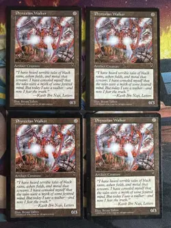 4x Phyrexian Walker- Visions- Mtg Magic the Gathering Cards - Playset- LP - Image 1