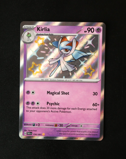Pokemon Card TCG - Kirlia 154/091 - Paldean Fates - Baby Shiny Rare - NM ⭐ - Image 1