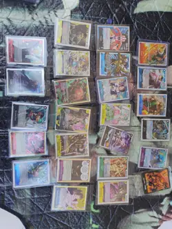 One Piece Card Game. Card Lot All Foils 112 Cards Various Sets - Image 1