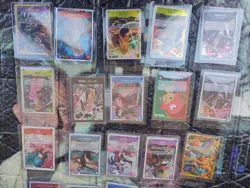 One Piece Card Game. Card Lot All Foils 112 Cards Various Sets - Image 2