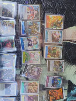 One Piece Card Game. Card Lot All Foils 112 Cards Various Sets - Image 4